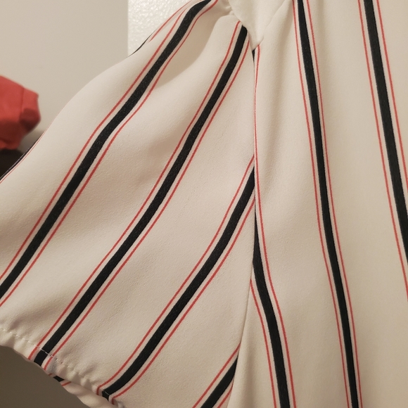 Pink and Blue Striped Blouse - Picture 6 of 6